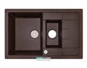 Мийка для кухні Adamant Anila Plus 780х500 мм штучний граніт коричневий 4824296100905