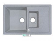 Мойка для кухни Adamant Anila Plus 780х500 мм искусственный гранит светло-серый 4824296100909