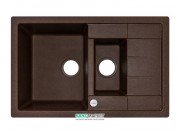 Мийка для кухні Adamant Anila Plus 780х500 мм штучний граніт mokko 4824296100912