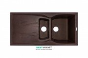 Мойка для кухни Adamant New line plus 980х500 мм искусственный гранит коричневый 4824296100805