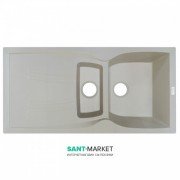 Мойка для кухни Adamant New line plus 980х500 мм искусственный гранит ivory 4824296100808