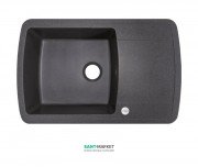 Мойка для кухни Adamant Optimaks 780х500 мм искусственный гранит серый 4824296101104