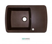 Мойка для кухни Adamant Optimaks 780х500 мм искусственный гранит коричневый 4824296101105
