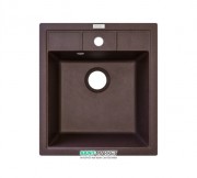 Мойка для кухни Adamant Brick 460х515 мм искусственный гранит коричневый 4824296101205