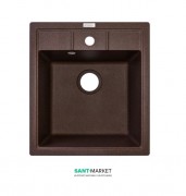 Мойка для кухни Adamant Brick 460х515 мм искусственный гранит mokko 4824296101212