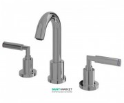 Смеситель для раковины TOTO врезной на 3 отверстия двухрычажный хром TX119LEL