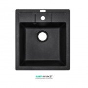 Мойка для кухни Adamant Brick 460х515 мм искусственный гранит черный 4824296101203