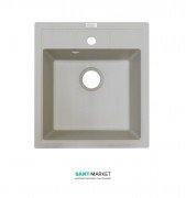 Мойка для кухни Adamant Brick 460х515 мм искусственный гранит ivory 4824296101208