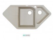 Мойка для кухни Adamant Spirit 1000х500 мм искусственный гранит ivory 4824296101308