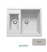 Мойка для кухни Adamant Duplex 615х500 мм искусственный гранит терра 4824296101607