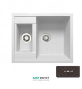 Мойка для кухни Adamant Duplex 615х500 мм искусственный гранит mokko 4824296101612
