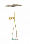 Душова система прихованого монтажу Tres 3V золото матовий 21027301OM