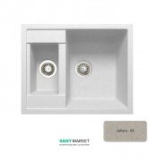 Мойка для кухни Adamant Duplex 615х500 мм искусственный гранит сахара 4824296101602