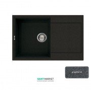 Мойка для кухни Adamant Horizon 790х500 мм искусственный гранит графит 4824296101513