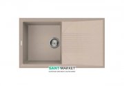 Мойка для кухни Adamant Novak 860х500 мм искусственный гранит сахара 4824296102002