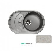 Мийка для кухні Adamant Shell 775х495 мм штучний граніт терра 4824296101807