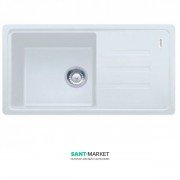 Мойка для кухни Adamant Slim Long 780х435 мм искусственный гранит белый 4824296101701