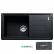 Мойка для кухни Adamant Slim Long 780х435 мм искусственный гранит графит 4824296101713