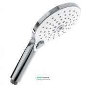 Душевая лейка Tres Ø130 мм с гидромассажем 3 типа струи белый/хром 29974904