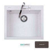 Мийка для кухні Adamant Univer 560х500 мм штучний граніт коричневий 4824296102105