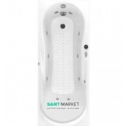 Ванна аэро- и гидромассажная акриловая прямоугольная PoolSpa Muza 150Х75 система Smart 2 белый PHPH210ST2C0000