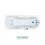 Ванна гидромассажная акриловая прямоугольная PoolSpa Muza 150х70 система Economy 1 белый PHPD510SO1C0000