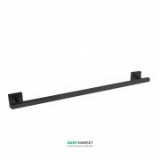 Тримач для рушників Tres Cuadro Tres 60 см настінний метал чорний матовий 10763603NM