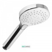 Душевая лейка Tres Ø110 мм с гидромассажем 3 типа струи белый/хром 29974905