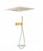 Душова система прихованого монтажу Tres 3V золото матовий 21027303OM