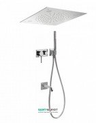 Душевая система скрытого монтажа Tres 3V с изливом для ванны хром 21027306