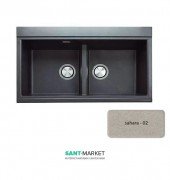 Мийка для кухні Adamant Similar 860х510 мм штучний граніт сахара 4824296102202