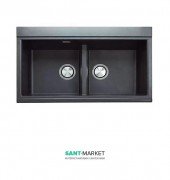 Мойка для кухни Adamant Similar 860х510 мм искусственный гранит серый 4824296102204