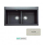 Мойка для кухни Adamant Similar 860х510 мм искусственный гранит ivory 4824296102208