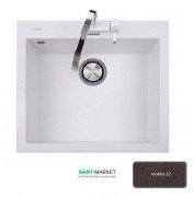 Мойка для кухни Adamant Univer 560х500 мм искусственный гранит mokko 4824296102112
