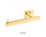 Держатель для туалетной бумаги Tres Cuadro Tres настенный золото 10763606OR