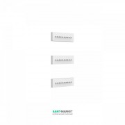 Гидромассажные форсунки Tres Showers с антиизвестковым покрытием латунь белый матовый 29951504BM