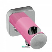 Шланговое подключение Tres Loft colors с держателем для душа фуксия/хром 20018201FU