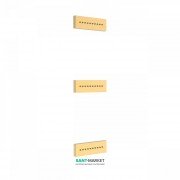 Гидромассажные форсунки Tres Showers с антиизвестковым покрытием матовое золото 29951505OM
