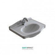 Раковина для ванної Galassia Ethos настінна з отвором під змішувач з переливом білий 8431M