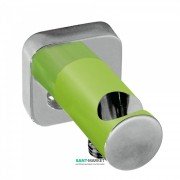 Шланговое подключение Tres Loft colors с держателем для душа зеленый/хром 20018201VE