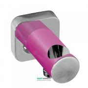 Шланговое подключение Tres Loft colors с держателем для душа фиолетовый/хром 20018201VI