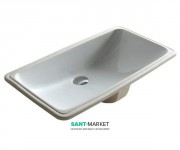 Раковина для ванной Galassia  Lavabo врезная без отверстия под смеситель без перелива белый 2036