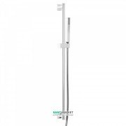 Душовий гарнітур зі штангою Tres Cuadro латунь білий/хром 407934