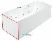Панель для ванны PoolSpa Muza XL боковая 75 см акрил белый PWOAZ10KO000000