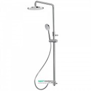 Душова система Tres з верхнім і ручним душем латунь хром 06163509