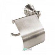 Тримач для туалетного паперу Tres Retro-Tres настінний з кришкою метал сталь 02463605AC