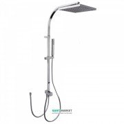 Душова система Tres Cuadro Tres з верхнім і ручним душем латунь хром 107926