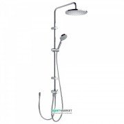 Душова система Tres з верхнім і ручним душем латунь хром 161214