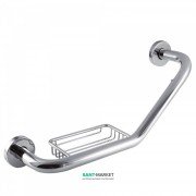 Поручень для ванни з мильницею Tres Max-Tres метал хром 134183