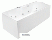 Ванна аэро- и гидромассажная акриловая прямоугольная PoolSpa Muza 170х75 система Smart 2+ белый PHPH310ST2C1960